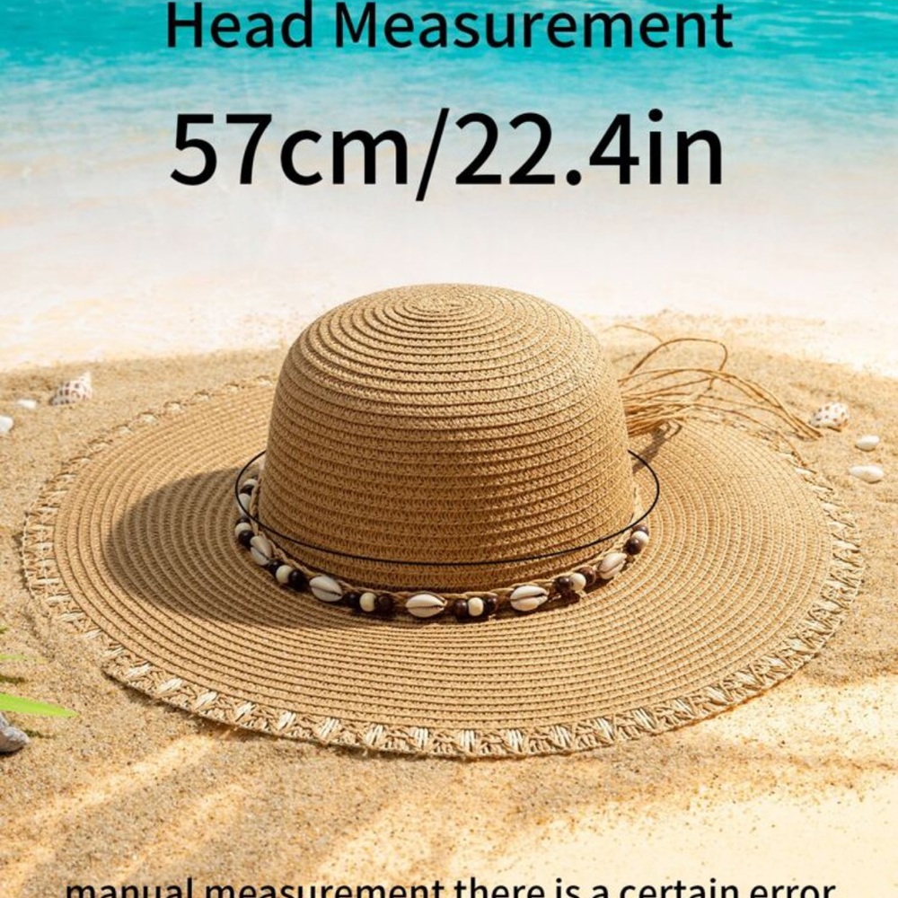 Never worn beautiful beach hat! Amazing details! Perfect condition!